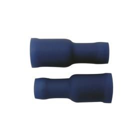 Productafbeelding van Skandia kabelschoen rondstekerhuls 5mm blauw 10 stuks.