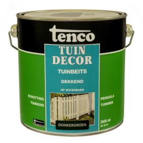 Tenco Tuindecor tuinbeits zijdemat donkergroen 2,5L