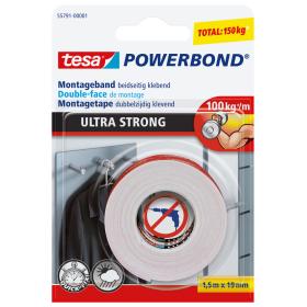 Tesa Powerbond Ultra Strong montagetape 19mmx1,5m