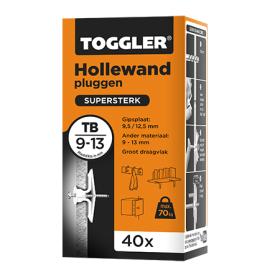 Toggler TB hollewandplug kunststof 9-13mm 40st