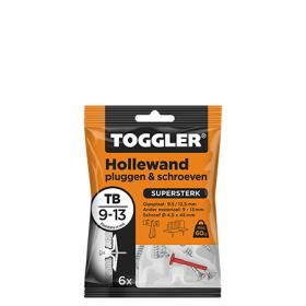 Toggler TB hollewandplug kunststof 9-13mm 6st