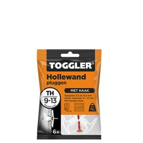 Toggler TH hollewandplug kunststof 9-13mm 6st