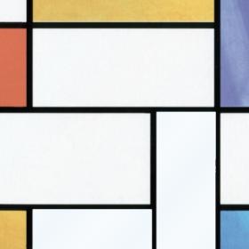 Vitrodecor plakfolie Mondriaan 45x200cm