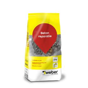 Weber Beamix snelcement voor beton grijs 2kg