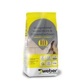Productafbeelding van Weber Beamix voegmiddel grijs 4kg.