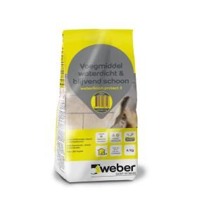 Productafbeelding van Weber Beamix voegmiddel grijs 4kg.